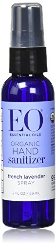 EO Hand Sanitizer Spray, Organic French Lavender, 2 Ounce (Pack of 6) -  - EO - ProducerDJ.Market