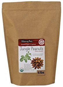 Wilderness Poets Jungle Peanuts - Organic & Raw - Bulk Amazonian Jungle Peanuts - 4 lb Pouch (64 oz) -  - Wilderness Poets - ProducerDJ.Market