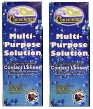 Clear Conscience Multi Purpose Solution For Soft Contact Lenses -- (2 Pack of 12 fl oz) -  - Clear Conscience - ProducerDJ.Market