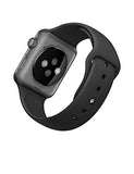 Apple Watch 42mm Space Gray Aluminum Black Sport Band