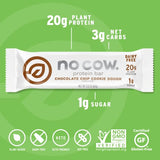 No Cow High Protein Bars, 12 Flavor Sampler Pack, 20g Plus Plant Based Vegan Protein, Keto Friendly, Low Sugar, Low Carb, Low Calorie, Gluten Free, Naturally Sweetened, Dairy Free, Non GMO, Kosher, 12 Pack