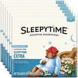 Celestial Seasonings Wellness Tea, Sleepytime Extra, 40 Count Box (Pack of 6)