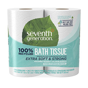 Seventh Generation Toilet Paper, Bath Tissue, 100% Recycled Paper, 48 Rolls (Packaging May Vary) -  - Seventh Generation - ProducerDJ.Market