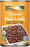 Westbrae Natural Organic Black Lentils, 15 Ounce Cans (Pack of 12)