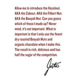 Chocolate Hazelnut Butter by Justin's, Organic Cocoa, No Stir, Gluten-free, Responsibly Sourced, 16oz Jar