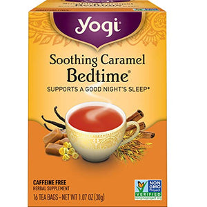 Yogi Tea - Soothing Caramel Bedtime (6 Pack) - Supports a Good Night's Sleep - 96 Tea Bags