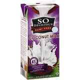 So Delicious Dairy-Free Organic Coconutmilk Beverage, Unsweetened Vanilla, 32 Ounce (Pack of 12) Plant-Based Vegan Dairy Alternative, Great in Smoothies Protein Shakes or Cereal