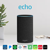 Echo (2nd Generation) - Smart speaker with Alexa - Charcoal Fabric