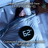 Chili Technology chiliPAD Cube 3.0 - ME and WE Zones - Cooling and Heating Mattress Pad - Individual Temperature Control, Great Sleep Enhancement, Wireless Remote Integration (Single (75" L x 30" W)