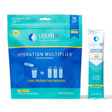 Liquid I.V. Hydration Multiplier, Electrolyte Powder, Easy Open Packets, Supplement Drink Mix (Lemon Lime, 16 Count)