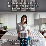 Chili Technology chiliPAD Cube 3.0 - ME and WE Zones - Cooling and Heating Mattress Pad - Individual Temperature Control, Great Sleep Enhancement, Wireless Remote Integration (Single (75" L x 30" W)