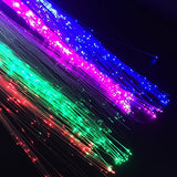 Acooe 16 Pack LED Lights Hair, Light-Up Fiber Optic LED Hair Barrettes Party Favors Party, Bar Dancing Hairpin, Hair Clip, Multicolor Flash Barrettes Clip Braid (16 pcs)